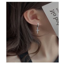 BEAGLE 十字架耳扣 耳環