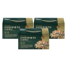 오하루 자연가득 프리미엄 메이플 견과 시나몬에디션 20g x 20개입, 400g, 3개