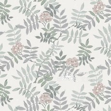 꽃무늬 벽지 수입 엔틱 플라워 접착식, 밀키화이트