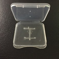 單卡收納盒 記憶卡保護盒 小白盒 microSD SD SDHC TF收納盒 SD轉卡 特價出清, 1個, 帶卡槽