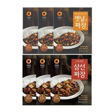 청정원 삼선 짜장 180g + 옛날식 짜장 180g 각 3개(총 6개), 1개