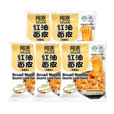 백가 아콴 홍유면피 참깨맛 마장맛 홍유량피면 증국식비빔면(봉지), 5개