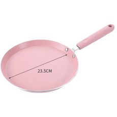 MILLANDA 크레페 팬케이크 팬 그릴팬 피자팬 프라이팬 인덕션 IH 겸용 머핀 냄비, 1개, 26cm