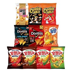 롯데웰푸드 [T]인기 스낵 10봉 골라담기 꼬깔콘 치토스 도리토스 등, 꼬깔고소*5/도리갈비*5
