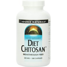 SOURCE NATURALS 殼聚醣膠囊 250mg, 240 件, 1個