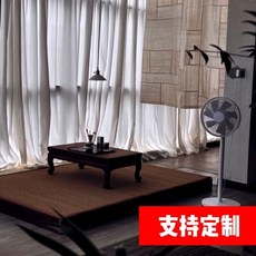 대나무 쿠션 러그 왕골 돗자리 쿨매트, 1개, B. 연갈색
