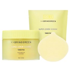 방구석쇼핑 브링그린 슈퍼레몬 글루타치온 토너패드 90매+90매 리필, 2개, 90매입