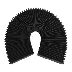 1pcs CNC 기계 커버 먼지 천 밀링 유연한 보호 플랫 아코디언 벨로우즈 공구 180mm 3방성