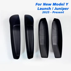 테슬라 모델 Y 2025 출시 주니퍼 자동차 도어 사이드 스토리지 박스 전면 후면 TPE 주최자 트레이 인테리어, 1개, 기타