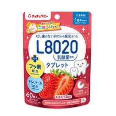 츄츄베이비 L8020 유산균 태블릿 (딸기 맛) 60정 1살반 부터, 1개