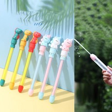 48cm 펌프식 주사기 막대 물총 워터워즈 워터건, 공룡3P + 유니콘3P, 1개