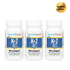 2+1 슈페리어소스 비타민K2 500mcg 60정, 3개