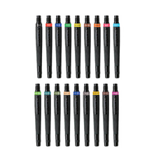 펜텔 컬러브러쉬 리필 붓펜 캘리그라피, 컬러브러쉬 리필 블랙, 1개