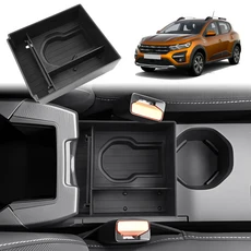 다치아 산데로 3 / 산데로 스텝웨이 III / 다치아 조거 2025 차량용 센터 콘솔 수납함 다치아 산데로 3 액, 01 검정색