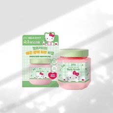플루 산리오 헬로키티 퍼퓸드 씨솔트 바디스크럽 화이트블랑, 600g, 1개