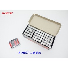 【ROBOT】3號碳鋅電池 4顆一組 1.5V 環保電池, 1個