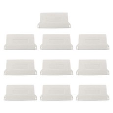 10팩 로트 쉬운 교체 폴리포름알데히드 수직 블라인드 바닥 무게 칸막이로 제작, 10pcs