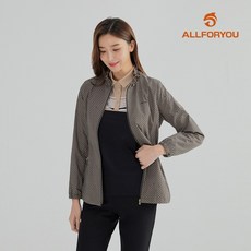 [올포유] [모델착장] 여성 별프린트 넥셔링 점퍼 AWJUL7171-509_G