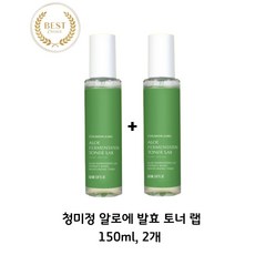 청미정 알로에 발효 토너 150mL, 2개