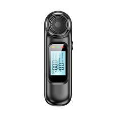 매드볼트 매드볼트 초간편 알콜 측정기 음주 측정기 미니 음주단속기 휴대용 음주측정기 음주운전 USB충전, 블랙, 1개