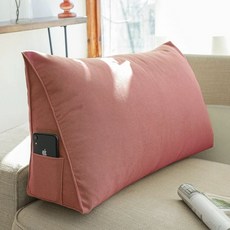 대형쿠션 캔버스 삼각형 베개 부드럽고 삼각 지지대