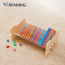 아기책장 아기 책꽂이 아기 책장 유아 책꽂이 몬테소리 책장 1단책장 엔그로운 몬테소리 책꽂이 원목 1단 책장 자기주도 책꽂이 곰돌이 책꽂이 곰돌이 책장