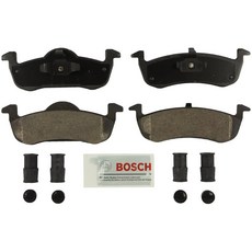 BOSCH BE1279H 블루 세미 메탈릭 디스크 브레이크 패드 세트 하드웨어 - 일부 포드 익스페디션 링컨 MKT 내비게이터 리어