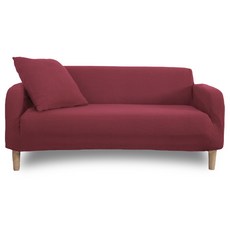 고탄력 스판 쇼파커버 1인용 2인용 3인용 4인용 5인용 카우치 특대형, 와인, 1개