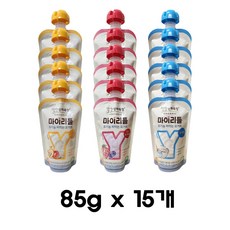 매일 상하목장 마이리틀 짜먹는요거트 85g 사과바나나5+플레인5+딸기블루베리5/냉장무료배송, 15개