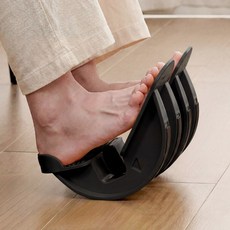 리브에어 스트레칭 종아리 햄스트링 기구 2개입, 블랙