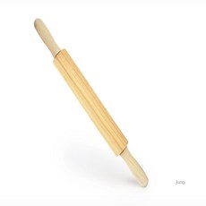 정군 원목 회전밀대 만두밀대