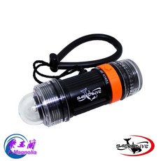 SAEKODIVE 閃光警示燈 手電筒 紫玉蘭 AL-300A, 黑色