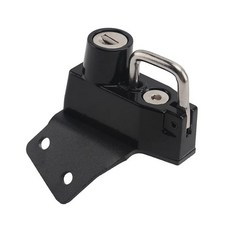 오토바이 헬멧 잠금 장치 도난 방지 보안, 1개, 1. Black