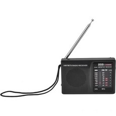 Eujgoov 라디오 R-202T 오디오 - 외부 헤드폰과 함께 실내/외에서 사용할 수 있는 휴대용 AM/FM/TV 대역