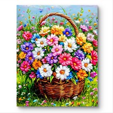 서은이네 큐빅 비즈 보석십자수 캔버스 액자형 40x50cm, 1세트, APM07