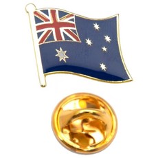 A-ONE 匯旺 澳洲國旗別針 NO.049P 15mm x 12mm x 1mm, 彩色, 1件