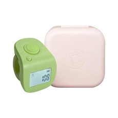 회전 가능한 화면이 있는 휴대용 디지털 카운터 핑거 카운터로 쉽게 셀 수 있습니다, Green