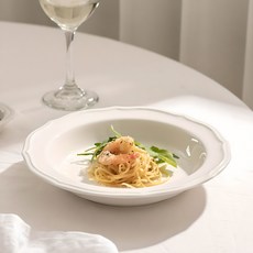 쓰임 클래식 파스타볼 대, 화이트, 1개