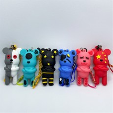 高爾夫球場角色吊飾6件組