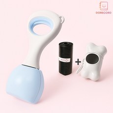 개똥집게 강아지배변용품 개똥봉투 배변집게 반려견 산책, 핑크, 2000개