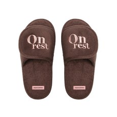 페이퍼플레인 푹신한 쿠션 면 실내 룸슬리퍼 사무실 거실화 층간소음방지 논슬립 PP1617, 초코, 1개