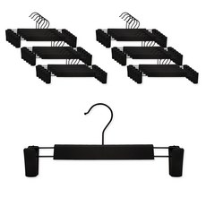 Gig Board夾子褲裙衣架 高級型, 黑色, 30個