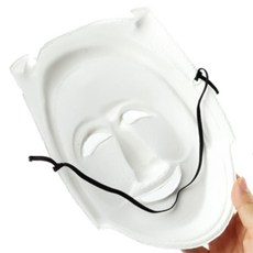 레코멘 종이탈 10개 탈색칠하기, 하회탈