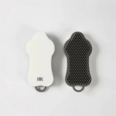 HARIO INK 寵物兩面刷 長毛用 灰色/短毛用 黑色, 1個, 黑色(短毛專用)