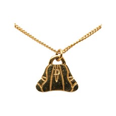 크리스찬 디올 중고 20th 센추리 골드 도금 펜던트 코스튬 네크리스