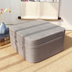 매트 트램폴린 린넨 사각 DS 패드 홈트 DW 1V 쿠션 패브릭 방음 가정용, 사각지붕연회색