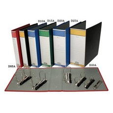 自強 D05A/D10A/D15A/D20A/D25A/D30A 二孔D型夾，多尺寸選擇，辦公文件整理必備, 綠,D05A (背幅 32 mm), 1個
