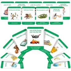 15개 영어 속담 플래시카드 교육 학습 도구 가정 및 사에 적합, 01 15pcs