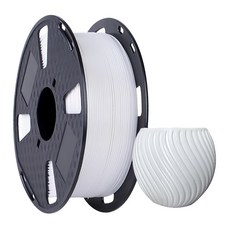 CC3D PETG흰색 플라스틱 필라멘트 1.75mm 1kg 2.2파운드 3D 프린터용 진공 포장 방습형 3D 프린팅 소모품 PETG 블루 3D 프린터용 전용 소모품, 흰색