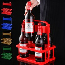 접이식 음료수 캐리어 캠핑 맥주캐리어, 04.브라운, 1개, 브라운